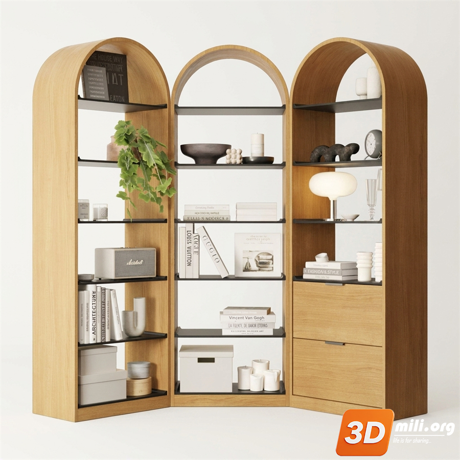 Decorative cabinet Skp Files